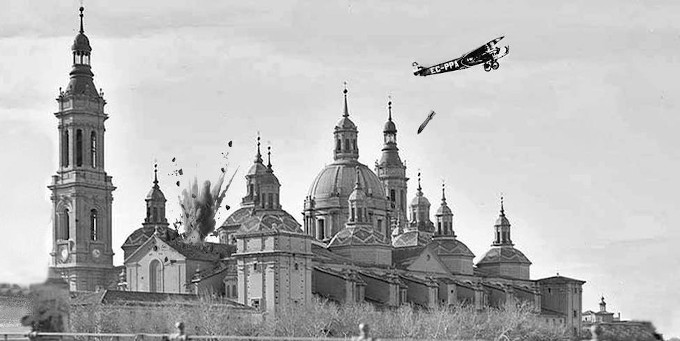 El fallido bombardeo de la II República contra la Basílica del Pilar