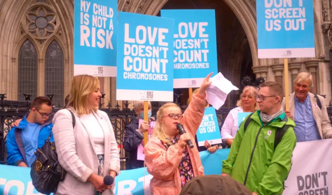 El Tribunal Superior de Londres niega que sea discriminatorio abortar a niños por tener Síndrome de Down