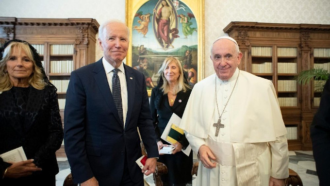 El Papa recibe en audiencia a Joe Biden