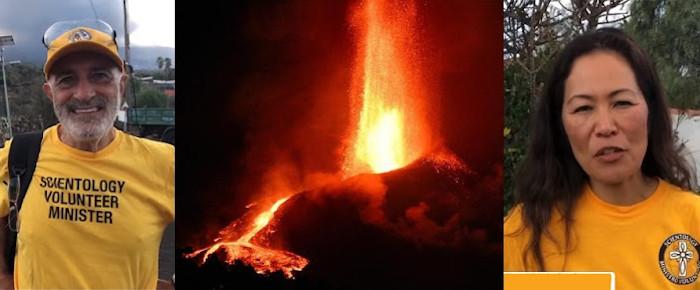La Cienciología aprovecha la erupción del volcán de La Palma para ofrecer sus «técnicas» a los afectados