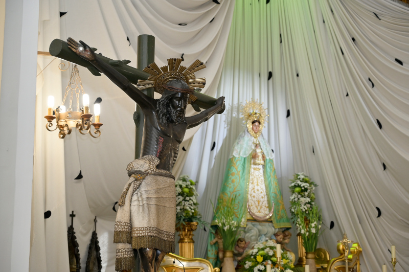 Después de 50 años, las imágenes del Cristo de Lepanto y de la Virgen de la Victoria se encuentran de nuevo