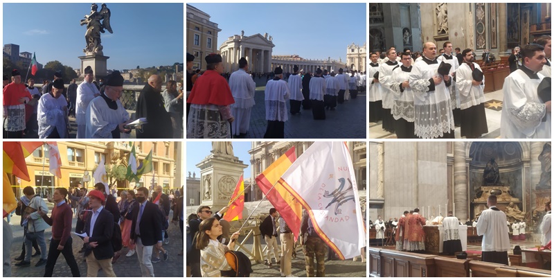 Dcima edicin de la tradicional peregrinacin Populus Summorum Pontificum en Roma