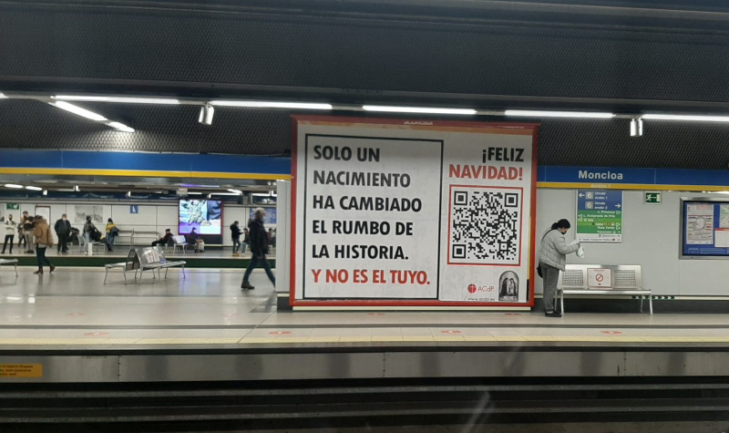 Solo un nacimiento ha cambiado el rumbo de la historia. Y no es el tuyo, nueva campaa de la ACdP en Navidad