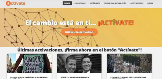 Actvate: nueva plataforma digital en defensa de la vida y la familia en Mxico