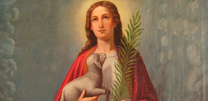 Santa Ins: la nia maravillosa que enfrent al gobernador romano para guardar su virginidad