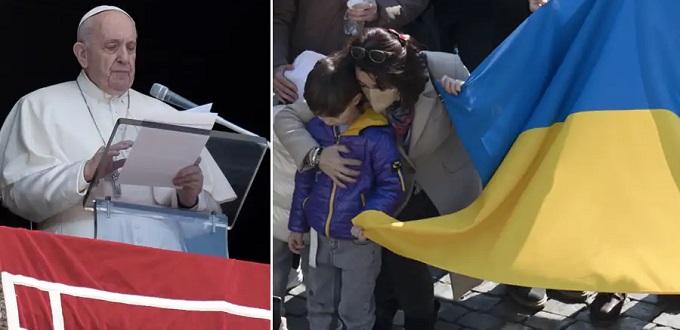 El Papa reitera llamado a la paz en Ucrania