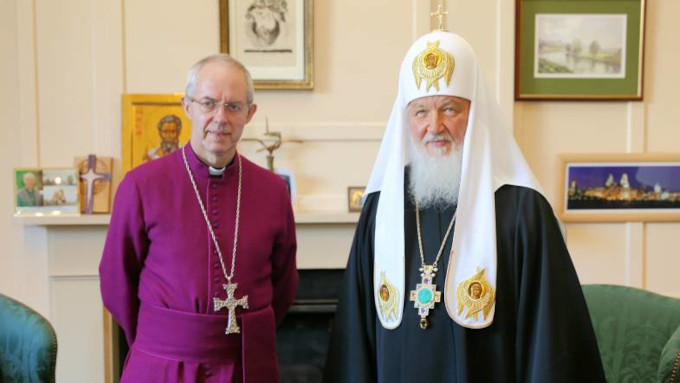 Kirill habla con Justin Welby y ambos esperan que se logre cuanto antes una paz justa en Ucrania