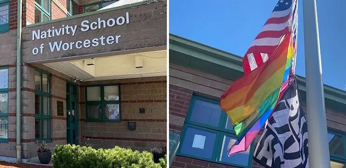 Escuela catlica jesuita se mantiene en su negativa de retirar banderas del orgullo gay y BLM