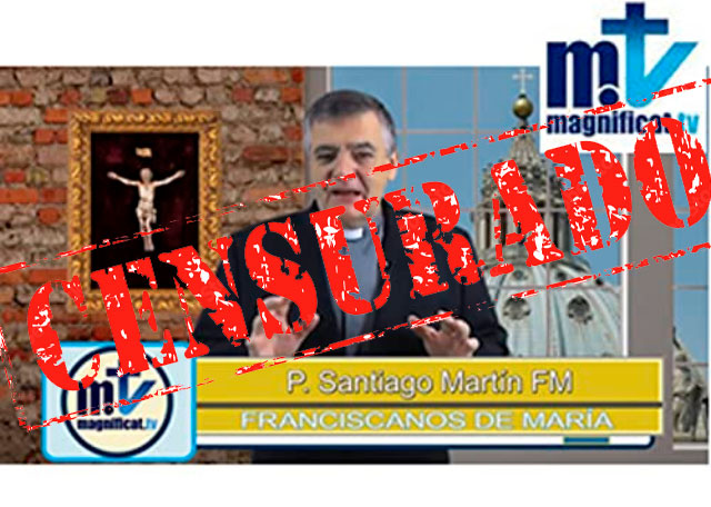 YouTube cierra el canal del P. Santiago Martn