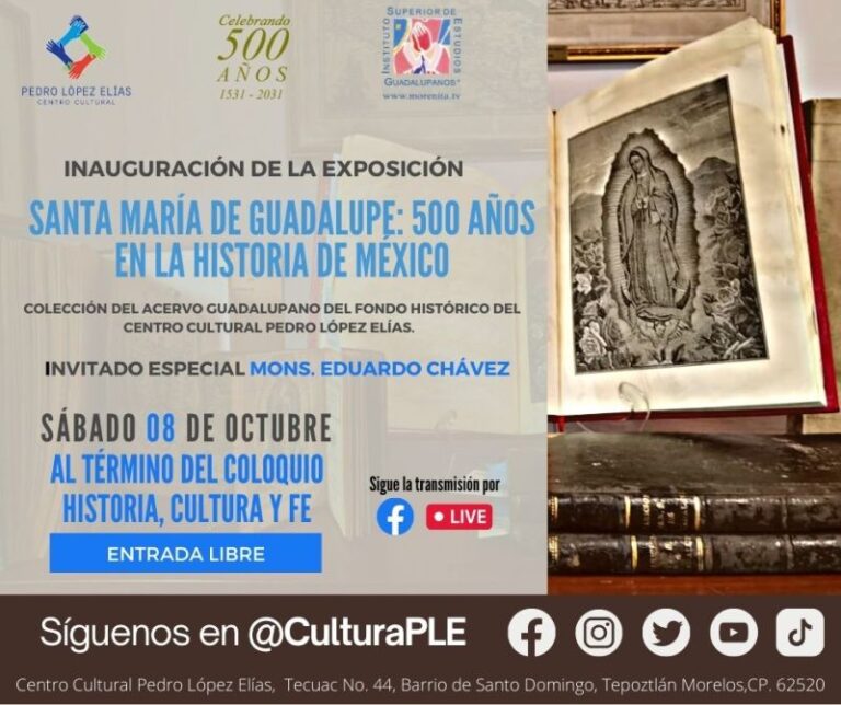 Exposicin de las apariciones de la Virgen de Guadalupe