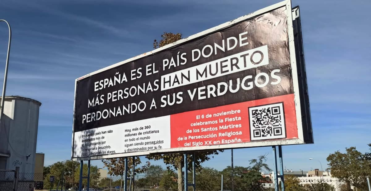 Campaña ACdP: «España es el país donde más personas han muerto perdonando a sus verdugos»
