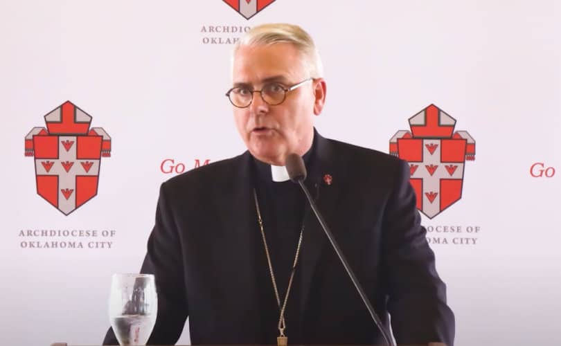 Arzobispo de Oklahoma City: la anticoncepción alimentó la ficción de que el deseo sexual podía ser obtenido sin costos o consecuencias