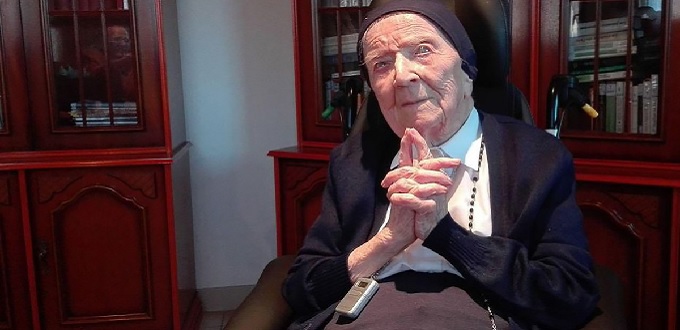 Conoce a la monja católica que es la persona más anciana del mundo