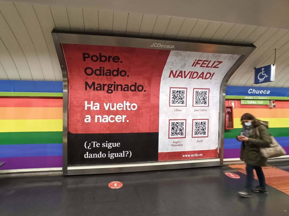 La ACdP felicita la Navidad a los pobres, odiados y marginados de toda Espaa