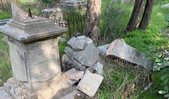 Judíos fundamentalistas profanan un cementerio cristiano en Jerusalén