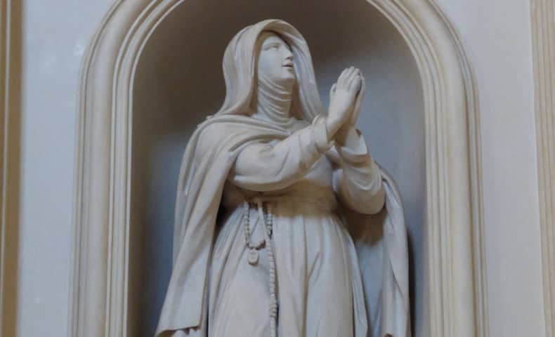 Santa Ángela de Foligno, mística medieval