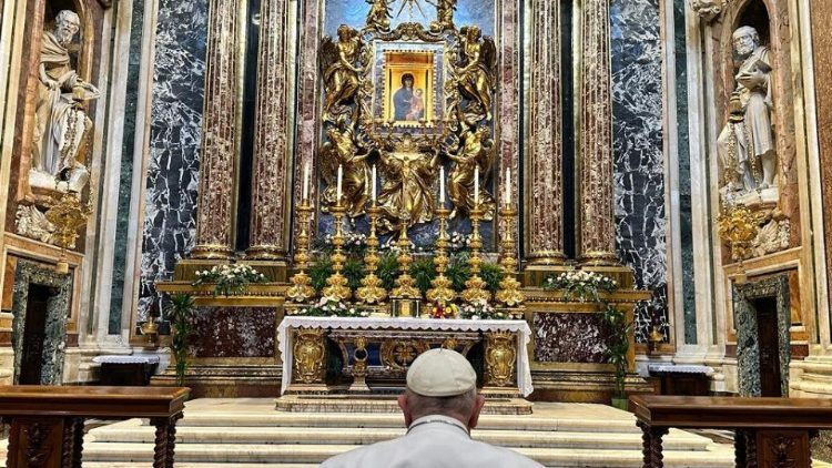 El Papa da las gracias a la Virgen por su viaje apostlico al Congo y Sudn del Sur