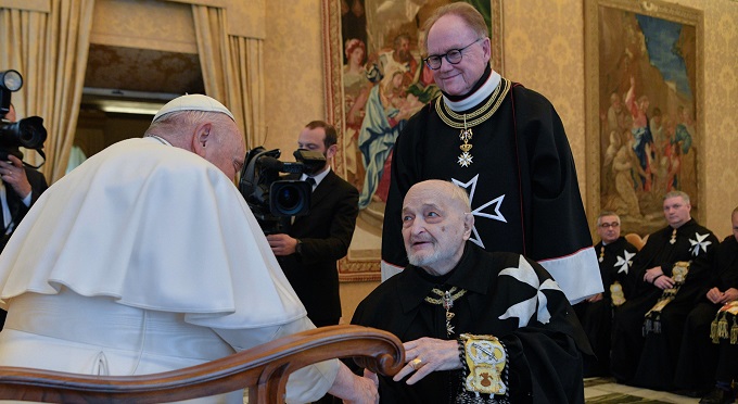 El Papa recibe a los participantes del Capítulo general de la Orden de Malta
