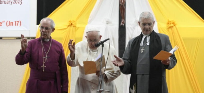 El Papa Francisco pide cesar los conflictos y trabajar por la paz en Sudn del Sur