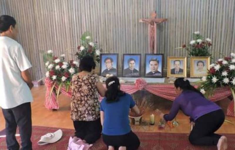 Emotivo recuerdo en Camboya para los que han dado su vida por Cristo