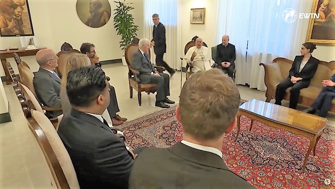 El Papa recibe a Bill Clinton y al hijo de George Soros