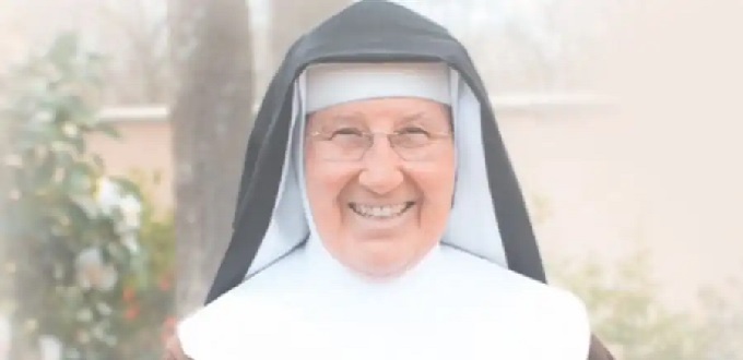Fallece la primera religiosa que se uni al monasterio de la Madre Anglica