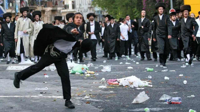Radicales judos ultraortodoxos intentaron impedir una convencin de judos mesinicos en Jerusaln