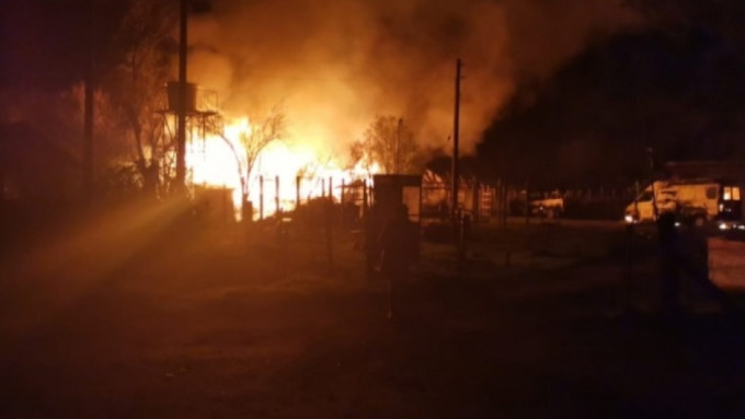 Un incendio destruye una capilla catlica en la localidad chilena de Traigun
