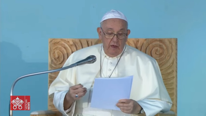 Francisco preside la Ceremonia de Acogida de la JMJ en Lisboa