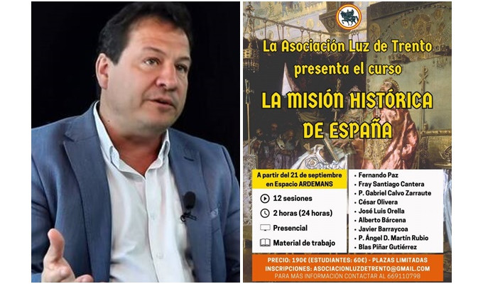 Fernando Paz analiza el curso la Misión Histórica de España, iniciativa de  Luz de Trento