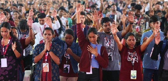 Encuentro Masivo de Jóvenes Misioneros en India