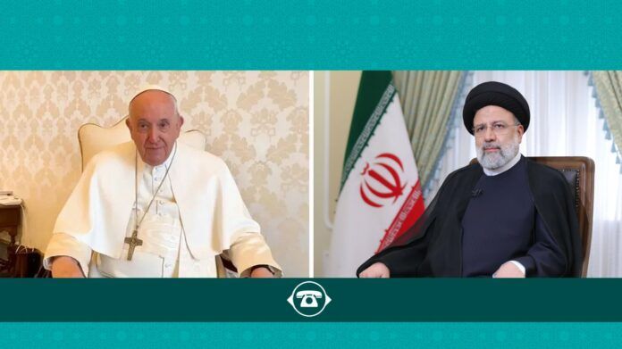 El presidente de Irán llama por teléfono al Papa para hablar de la guerra en Gaza