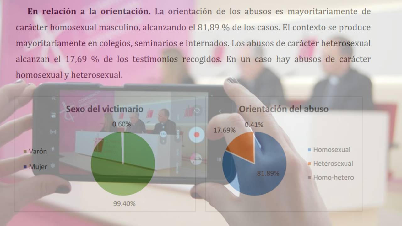 Informe de la CEE: la orientacin de los abusos en la Iglesia es mayoritariamente de carcter homosexual