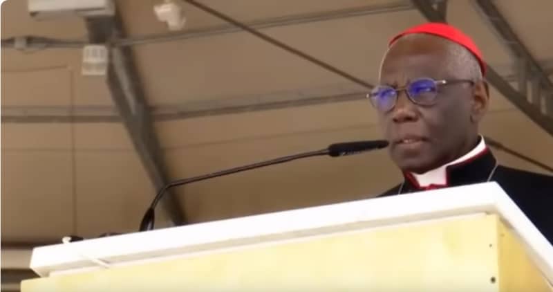 Cardenal Sarah: Asistimos hoy, sobre todo en Occidente, al desmantelamiento de los valores de la fe y la piedad