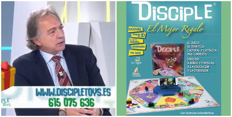 Disciple Toys es un juego familiar, una herramienta de apoyo para catequistas y profesores de religin