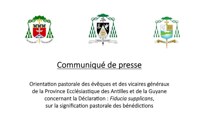 Los obispos de las Antillas francesas prohiben la bendicin de parejas homosexuales y en situacin irregular