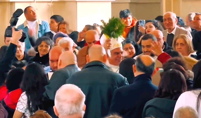 Miles de cristianos celebran el bautismo de Jess en las aguas del Jordn