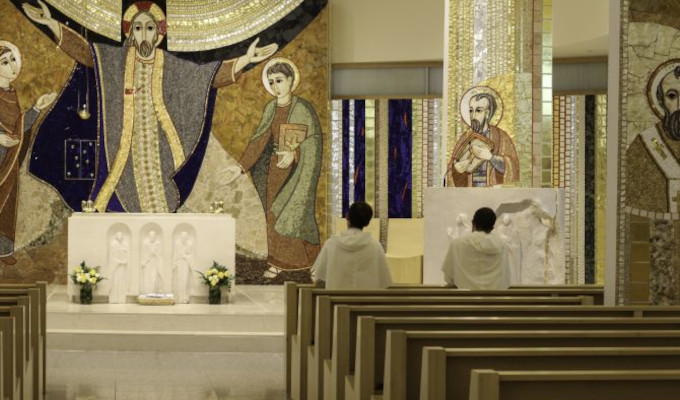 Los Caballeros de Coln estudian la retirada de las obras de Rupnik en el Santuario Nacional de San Juan Pablo II