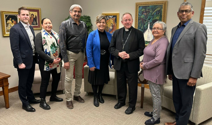 Ceremonia de reconciliacin entre la Iglesia y nacin indgena de Canad