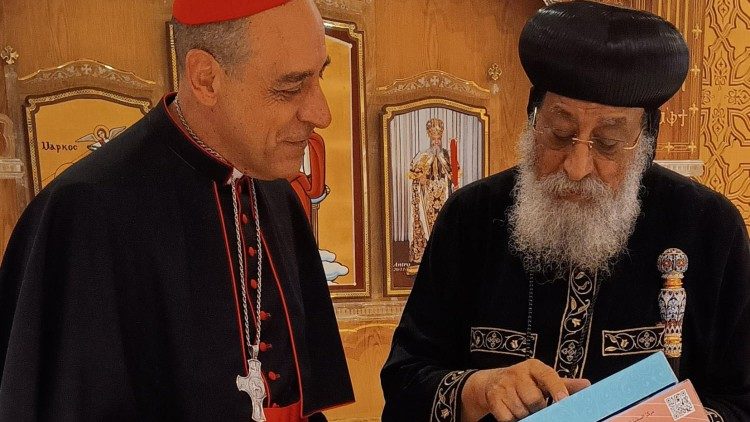 Fernndez intenta convencer al Patriarca copto de que Fiducia Supplicans no permite bendecir uniones homosexuales