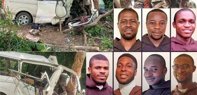 Siete capuchinos franciscanos mueren en un accidente automovilístico en Nigeria Siete capuchinos franciscanos mueren en un accidente automovilístico en Nigeria