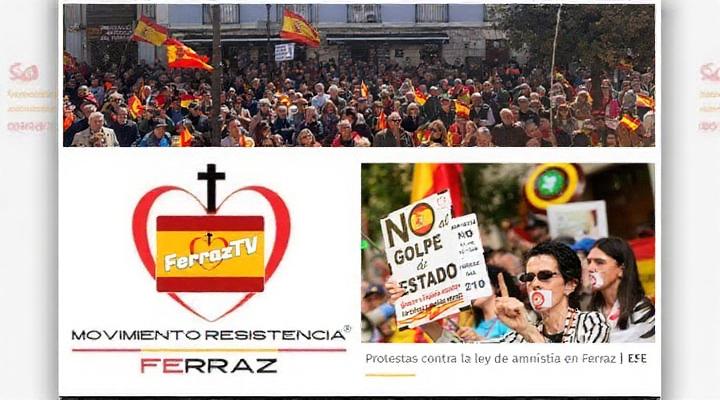 «Nos persiguen porque somos católicos, porque España evangelizó un continente, y eso lo odian» «Nos persiguen porque somos católicos, porque España evangelizó un continente, y eso lo odian»