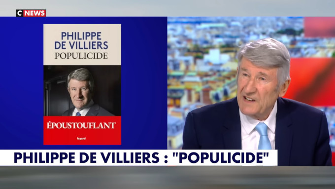 Philippe de Villiers alerta del suicidio cultural de Francia y pide recuperar su herencia cristiana