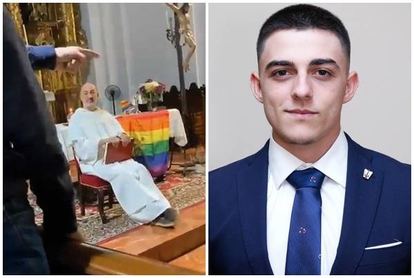 El joven que increp al sacerdote en Sevilla: La aceptacin del pecado es intolerable en la Iglesia