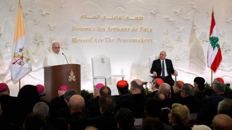 El Papa concluye su visita a Turqua y lleg al Lbano en su primer viaje apostlico