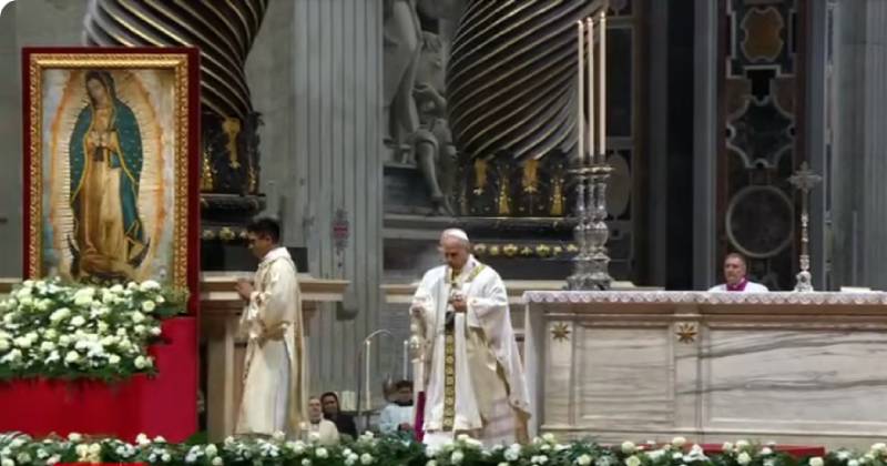 Len XIV encomienda a la Virgen de Guadalupe a los jvenes, las familias y los alejados de la Iglesia