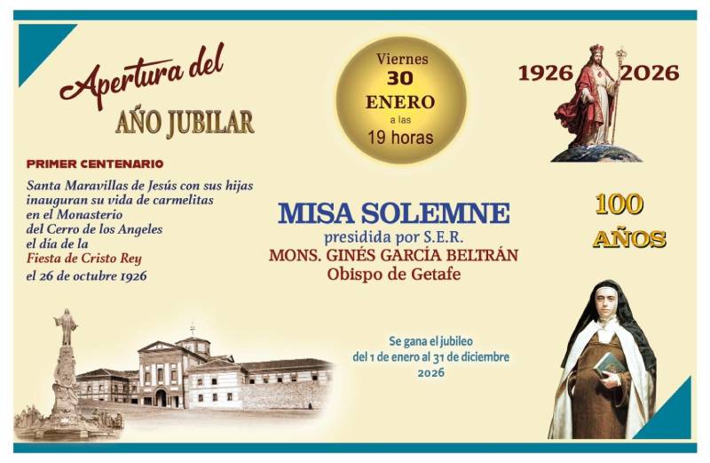 Cien a�os de oraci�n contemplativa en el Cerro de los �ngeles: las Carmelitas celebran su jubileo