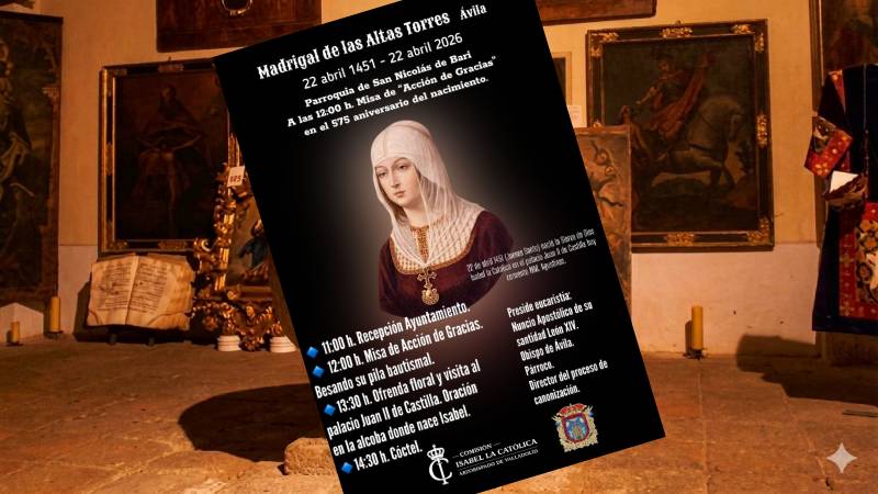 El Nuncio en Espa�a presidir� una Misa solemne por el 575 aniversario del nacimiento de Isabel la Cat�lica