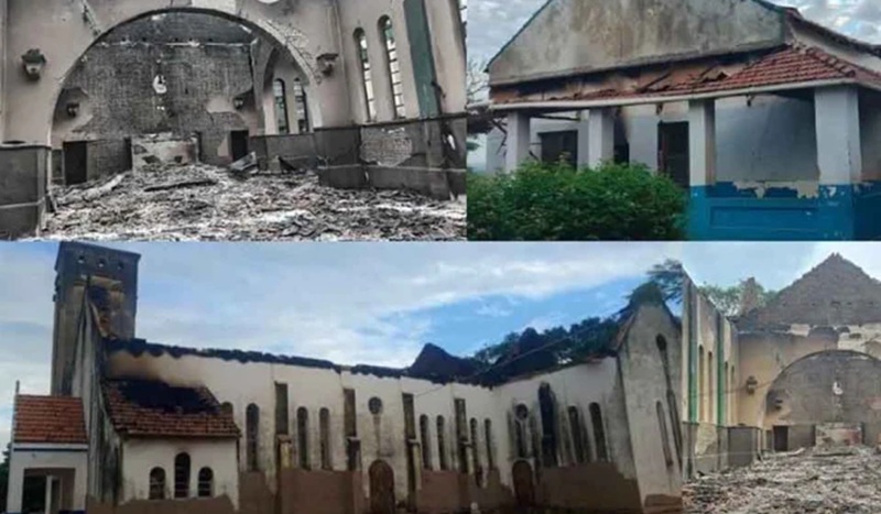 Terroristas islamistas destruyen una parroquia hist�rica de Mozambique mientras los fieles resisten