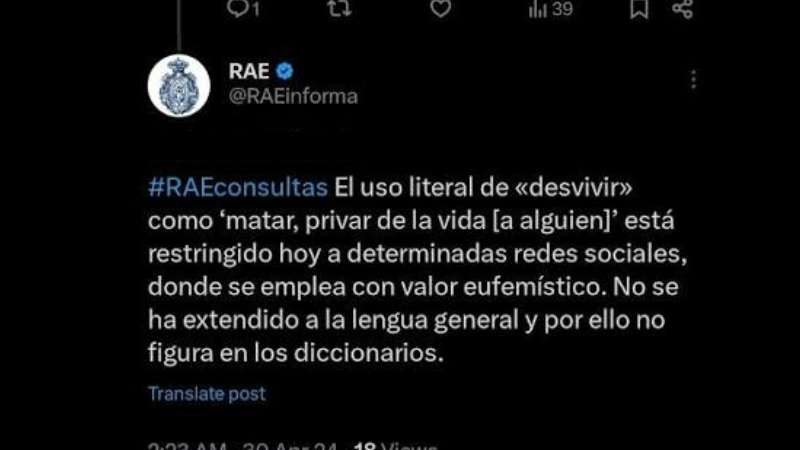 Desvivirse